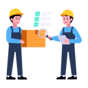 پیش‌نمایش فایل parcel-checking-5309358 از پک کسب و کار