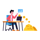 پیش‌نمایش فایل crypto-earning-5309286 از پک کسب و کار