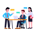 پیش‌نمایش فایل team-discussion-5309223 از پک کسب و کار
