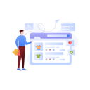 پیش‌نمایش فایل shopping-website-5329807 از پک حرفه