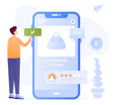 پیش‌نمایش فایل shopping-app-5329523 از پک کسب و کار