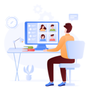 پیش‌نمایش فایل video-conferencing-5329545 از پک کسب و کار
