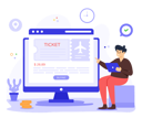 پیش‌نمایش فایل online-booking-flight-ticket-5329926 از پک افراد