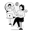 پیش‌نمایش فایل online-business-consultation-5364774 از پک کسب و کار