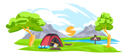پیش‌نمایش فایل adventure-camping-5364686 از پک مناظر طبیعی