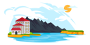 پیش‌نمایش فایل beach-landscape-5364708 از پک مناظر طبیعی