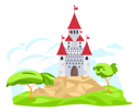 پیش‌نمایش فایل castle-landscape-5364717 از پک مناظر طبیعی