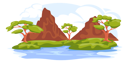 پیش‌نمایش فایل lakeside-landscape-5364687 از پک مناظر طبیعی