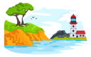 پیش‌نمایش فایل lighthouse-landscape-5364705 از پک مناظر طبیعی