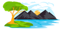 پیش‌نمایش فایل mountain-river-5364683 از پک مناظر طبیعی