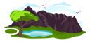 پیش‌نمایش فایل mountain-river-5364739 از پک مناظر طبیعی