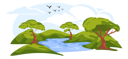 پیش‌نمایش فایل river-landscape-5364689 از پک مناظر طبیعی