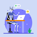 پیش‌نمایش فایل robot-chat-5443636 از پک تحلیل داده و علوم داده