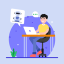 پیش‌نمایش فایل robotic-chat-5443617 از پک تحلیل داده و علوم داده