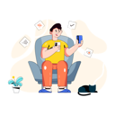 پیش‌نمایش فایل cashless-payment-5445449 از پک خرید آنلاین و تحویل درب خانه
