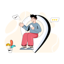 پیش‌نمایش فایل delivery-feedback-5445451 از پک خرید آنلاین و تحویل درب خانه