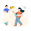 پیش‌نمایش فایل digital-payment-5445452 از پک خرید آنلاین و تحویل درب خانه