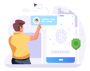 پیش‌نمایش فایل biometric-5491535 از پک اسکن بارکد