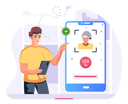 پیش‌نمایش فایل face-scanning-5491521 از پک اسکن بارکد