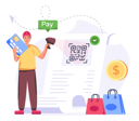 پیش‌نمایش فایل invoice-scan-5491507 از پک اسکن بارکد