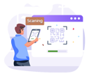 پیش‌نمایش فایل mobile-scanning-5491510 از پک اسکن بارکد