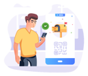 پیش‌نمایش فایل qr-email-5491518 از پک اسکن بارکد