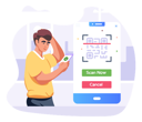 پیش‌نمایش فایل qr-scanning-5491495 از پک اسکن بارکد