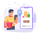 پیش‌نمایش فایل qr-tracking-5491524 از پک اسکن بارکد
