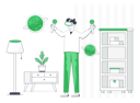 پیش‌نمایش فایل man-experiencing-space-using-metaverse-5491659 از پک تکنولوژی