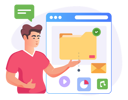 پیش‌نمایش فایل data-management-5491610 از پک کسب و کار