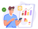 پیش‌نمایش فایل mobile-analytics-5491594 از پک کسب و کار
