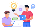 پیش‌نمایش فایل team-discussing-idea-5491597 از پک کسب و کار