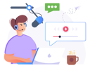 پیش‌نمایش فایل podcaster-5597065 از پک پادکست