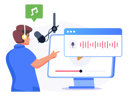 پیش‌نمایش فایل voice-recording-5597070 از پک پادکست