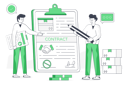 پیش‌نمایش فایل logistics-contract-5641516 از پک تصویرسازی تحویل کالا