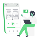 پیش‌نمایش فایل audio-learning-5714060 از پک شخصیت
