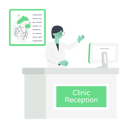 پیش‌نمایش فایل clinic-reception-5714031 از پک شخصیت