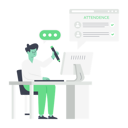 پیش‌نمایش فایل online-attendance-5714063 از پک شخصیت