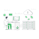 پیش‌نمایش فایل bitcoin-cloud-6853674 از پک بانکداری