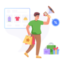 پیش‌نمایش فایل online-sale-6853964 از پک فروش و تبلیغات