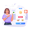 پیش‌نمایش فایل customer-feedback-6853789 از پک خرید مواد غذایی