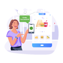 پیش‌نمایش فایل food-order-placed-6853781 از پک خرید مواد غذایی