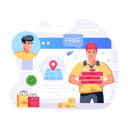 پیش‌نمایش فایل free-delivery-6853776 از پک خرید مواد غذایی