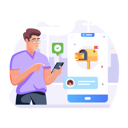 پیش‌نمایش فایل message-sent-6853782 از پک خرید مواد غذایی