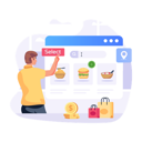 پیش‌نمایش فایل select-food-6853786 از پک خرید مواد غذایی