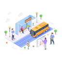 پیش‌نمایش فایل bus-stop-6938494 از پک حمل و نقل