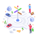 پیش‌نمایش فایل crossroad-6938484 از پک حمل و نقل