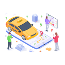 پیش‌نمایش فایل online-cab-6938503 از پک حمل و نقل