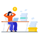 پیش‌نمایش فایل lady-working-on-laptop-with-lots-of-business-documents-2739244 از پک فعالیت‌های تجاری