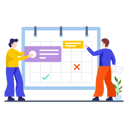 پیش‌نمایش فایل company-managers-scheduling-meetings-2739307 از پک فعالیت‌های تجاری